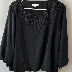 Chico's Classic Black Blouse